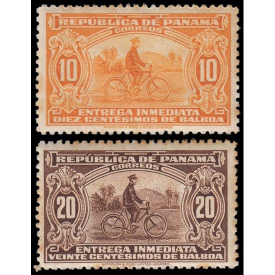 Panamá Express 3/4 1929 Transporte postal Bicicleta MNH Panamá Express 3/4 1929 Transporte postal Bicicleta MNH