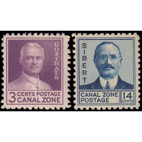 Panamá Zona Canal 86/87 1934-60 Goethals y W.L. Sibert Panamá Zona Canal 86/87 1934-60 Goethals y W.L. Sibert