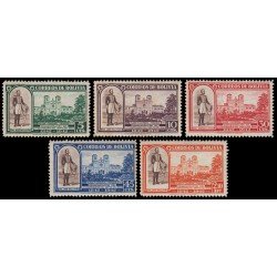 Bolivia 259/63 1943 General José Ballivias Plaza y Catedral Trinidad MNH Bolivia 259/63 1943 General José Ballivias Plaza y Catedral Trinidad MNH