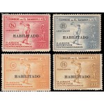 El Salvador 496/99 1935 III Juegos Deportivos Centroamericanos Habilitado MH