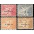 El Salvador 496/99 1935 III Juegos Deportivos Centroamericanos Habilitado MH