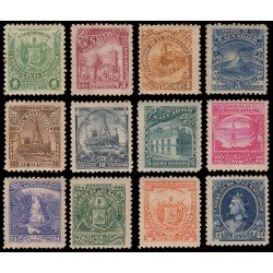 El Salvador 132/43B 1896 Serie corriente Motivos diversos MH El Salvador 132/43B 1896 Serie corriente Motivos diversos MH