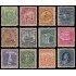El Salvador 132/43B 1896 Serie corriente Motivos diversos MH