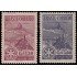 Brasil Brazil A-52/53 1947 39º Convención de Rotary International Río de Janeiro MNH