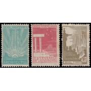 Brasil Brazil 218/20 1930 IV Congreso panamericano de arquitectura MNH Brasil Brazil 218/20 1930 IV Congreso panamericano de arquitectura MNH