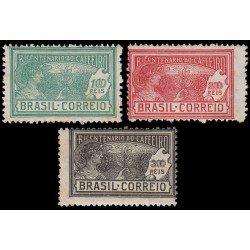 Brasil Brazil 191/93 1927 Bicentenario de la Cultura del Café MNH