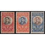Uruguay 232/34 1920 Homenaje a José Enrique Rodo MNH Uruguay 232/34 1920 Homenaje a José Enrique Rodo MNH