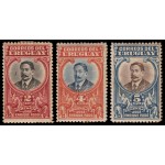 Uruguay 232/34 1920 Homenaje a José Enrique Rodo MH Uruguay 232/34 1920 Homenaje a José Enrique Rodo MH