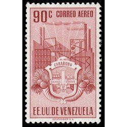 Venezuela A- 345 1951 Escudo del Estado de Carabobo MNH Venezuela A- 345 1951 Escudo del Estado de Carabobo MNH