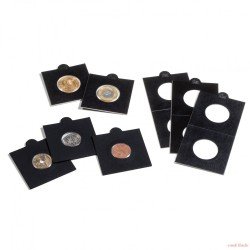 Leuchtturm 345539 Cartones de monedas MATRIX, negro, diámetro 17,5 mm, autoadhes Leuchtturm 345539 Cartones de monedas MATRIX, negro, diámetro 17,5 mm, autoadhes