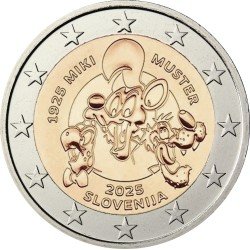 Eslovenia 2025 2 € euros conmemorativos Miki Muster Eslovenia 2025 2 € euros conmemorativos Miki Muster