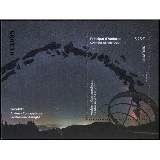 Andorra Española 568 2025 Paisatges Andorra Comapredosa La Massana Starlight MNH