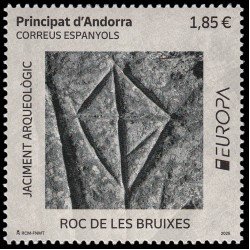 Andorra Española 572 2025 Europa Jaciment Arqueològic Roc de les Bruixes MNH Andorra Española 572 2025 Europa Jaciment Arqueològic Roc de les Bruixes MNH