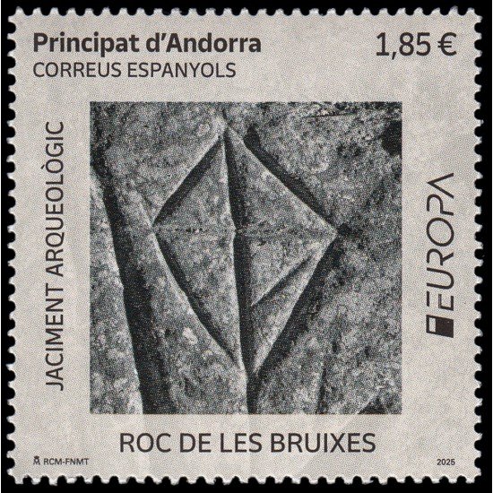 Andorra Española 572 2025 Europa Jaciment Arqueològic Roc de les Bruixes MNH Andorra Española 572 2025 Europa Jaciment Arqueològic Roc de les Bruixes MNH