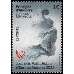 Andorra Española 573 2025 Deportes Jocs dels Petits Estats d Europa Andorra 2025 MNH Andorra Española 573 2025 Deportes Jocs dels Petits Estats d Europa Andorra 2025 MNH
