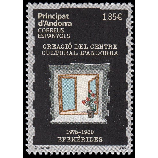 Andorra Española 575 2025 Efemérides Creació del Centre Cultural d Andorra MNH Andorra Española 575 2025 Efemérides Creació del Centre Cultural d Andorra MNH