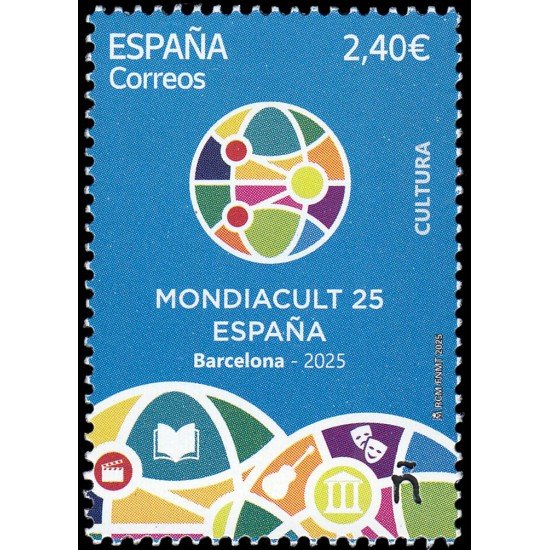 España Spain 5856 2025 Cultura Mondiacult 25 España Barcelona 2025 MNH España Spain 5856 2025 Cultura Mondiacult 25 España Barcelona 2025 MNH