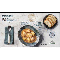 España Spain 5867 2025 Gastronomía Estofado de atún con patatas Ceuta MNH España Spain 5867 2025 Gastronomía Estofado de atún con patatas Ceuta MNH