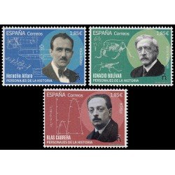 España Spain 5874/76 2025 Personajes de la historia Heraclio Alfaro Ignacio Bolívar Blas Cabrera MNH España Spain 5874/76 2025 Personajes de la historia Heraclio Alfaro Ignacio Bolívar Blas Cabrera MNH