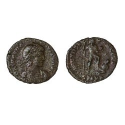 Moneda Imperio Romano Maiorina Teodosio I 387-392 d.C. Moneda Imperio Romano Maiorina Teodosio I 387-392 d.C.