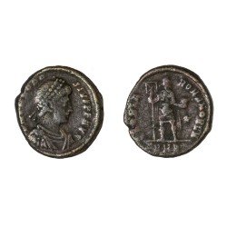 Moneda Imperio Romano Decargiro Teodosio I 393-395 d.C.