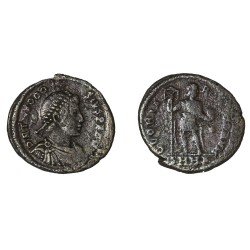 Moneda Imperio Romano Decargiro Teodosio I 393-395 d.C.