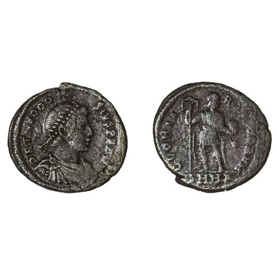 Moneda Imperio Romano Decargiro Teodosio I 393-395 d.C. Moneda Imperio Romano Decargiro Teodosio I 393-395 d.C.