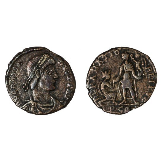 Moneda Imperio Romano Maiorina Graciano 379-383 d.C. Moneda Imperio Romano Maiorina Graciano 379-383 d.C.