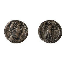 Moneda Imperio Romano Decargiro Teodosio I 393-395 d.C.