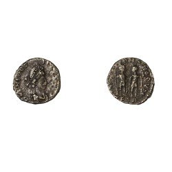 Moneda Imperio Romano Centenional Teodosio II 408-415 d.C.