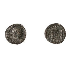 Moneda Imperio Romano Centenional Delmacio 336-337 d.C.