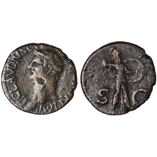 Moneda Imperio Romano As Claudio I 41-42 d.C. Moneda Imperio Romano As Claudio I 41-42 d.C.