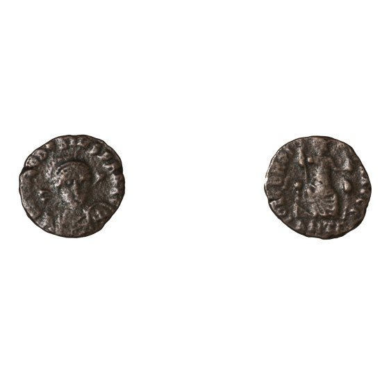 Moneda Imperio Romano Centenional Teodosio II 402 d.C. Moneda Imperio Romano Centenional Teodosio II 402 d.C.