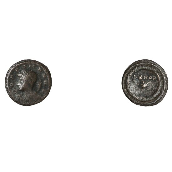 Moneda Imperio Romano ½ centenional Constantino I 330 d.C.