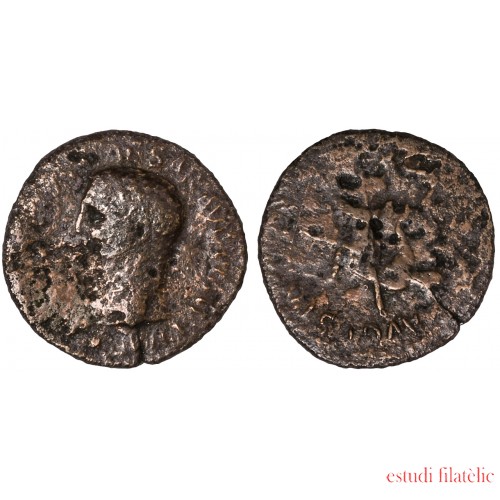 Moneda Imperio Romano Dupondio Claudio I 41-42 d.C.