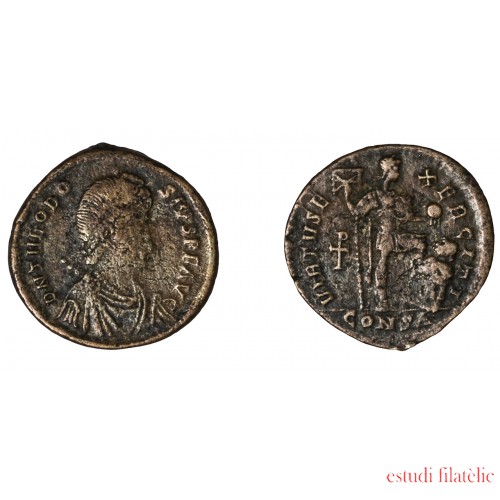 Moneda Imperio Romano Maiorina Teodosio I 387-392 d.C. Moneda Imperio Romano Maiorina Teodosio I 387-392 d.C.