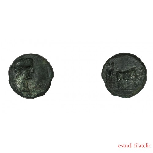 Moneda Imperio Romano Assarion Augusto 27 a.C. – 14 d.C.