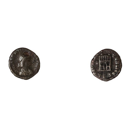 Moneda Imperio Romano Maiorina Valentiniano II 384-388 d.C. Moneda Imperio Romano Maiorina Valentiniano II 384-388 d.C.