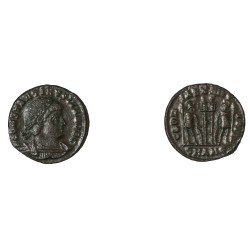 Moneda Imperio Romano Centenional Constantino II 330-335 d.C.