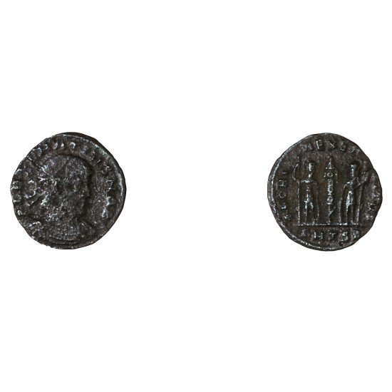 Moneda Imperio Romano Centenional Delmacio 336-337 d.C. Moneda Imperio Romano Centenional Delmacio 336-337 d.C.