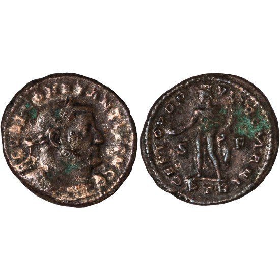 Moneda Imperio Romano Follis Constancio I 303-305 d.C. Moneda Imperio Romano Follis Constancio I 303-305 d.C.