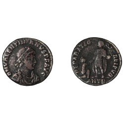 Moneda Imperio Romano Maiorina Valentiniano II 379-383 d.C. Moneda Imperio Romano Maiorina Valentiniano II 379-383 d.C.