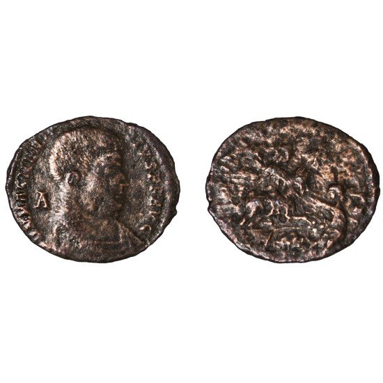 Moneda Imperio Romano Maiorina Magnencio 350-351 d.C. Moneda Imperio Romano Maiorina Magnencio 350-351 d.C.