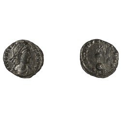 Moneda Imperio Romano ¼ de maiorina Constante 348-349 d.C. Moneda Imperio Romano ¼ de maiorina Constante 348-349 d.C.