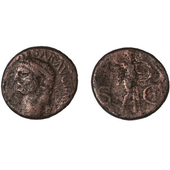 Moneda Imperio Romano As Claudio I 41-42 d.C. Moneda Imperio Romano As Claudio I 41-42 d.C.