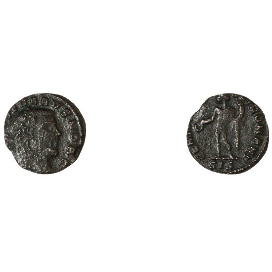 Moneda Imperio Romano ¼ de Follis Severo II 305 d.C. Moneda Imperio Romano ¼ de Follis Severo II 305 d.C.