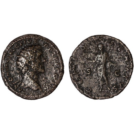 Moneda Imperio Romano Dupondio Antonino Pío 142 d.C. Moneda Imperio Romano Dupondio Antonino Pío 142 d.C.