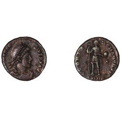 Moneda Imperio Romano Decargiro Teodosio I 393-395 d.C.