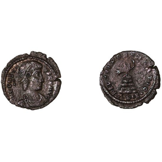 Moneda Imperio Romano ¼ de maiorina Constante 348-349 d.C.