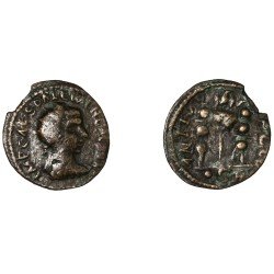 Moneda Imperio Romano Dupondio provincial Galieno 260-268 d.C. Moneda Imperio Romano Dupondio provincial Galieno 260-268 d.C.